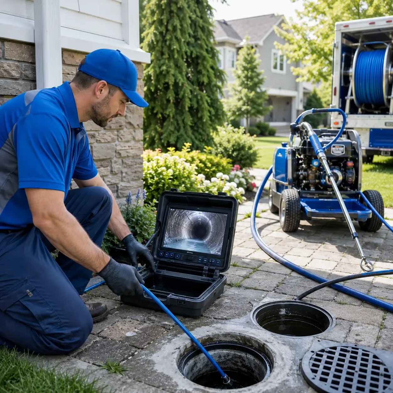 Outdoor drain cleaning professionals serving Manor, GA